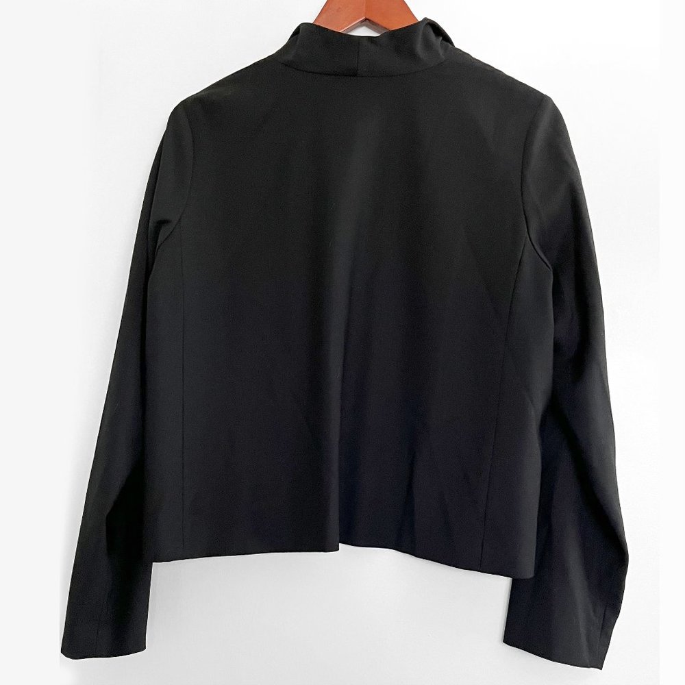Eileen Fisher Stand Collar Swing Open Jacket - Picture 3 of 6